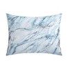 Heritage Club Full/Queen Silver Marble Kids' Comforter Set Blue: Teen Bedding, 3pc, Modern Geology Pattern - 3 of 3