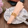 Unique Bargains Dining Table Decorations Wedding Alloy Decorative Wear Resistance Napkin Rings 6 Pcs - 4 of 4