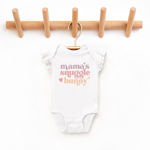 The Juniper Shop Mama's Snuggle Bunny Baby Flutter Sleeve Bodysuit - 1 of 2