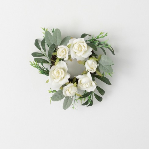 Floral Garland Party Decoration Off White : Target