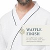 Ben Kaufman Bathrobes - 100% Cotton Shawl Collar Spa Robes - Waffle Style - Plain, Pack of 1 - 2 of 4