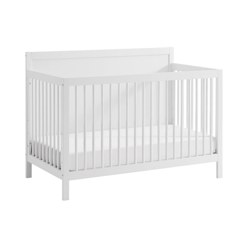 Photos - Cot SOHO BABY Essential 4-in-1 Convertible Crib with Panel Headboard - White