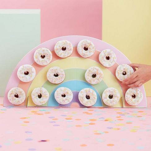 Rainbow Donut Wall Party Decorations Target