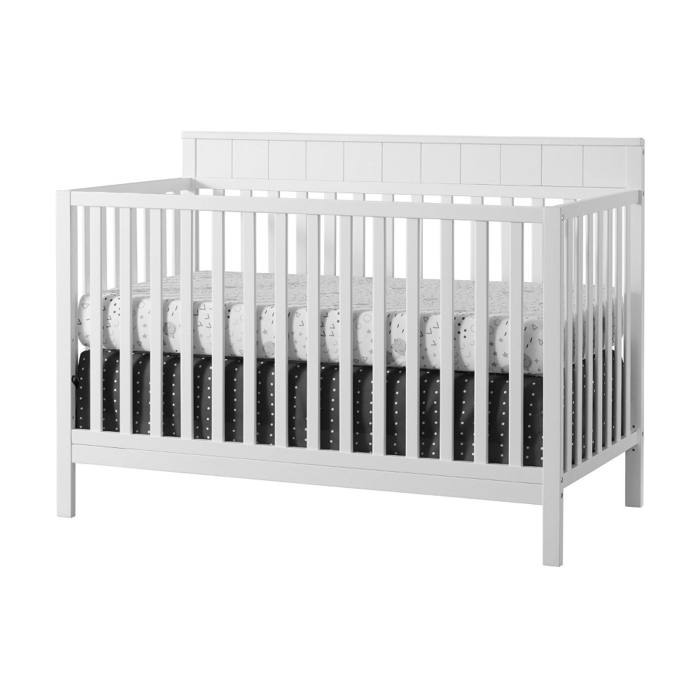 Photos - Kids Furniture Oxford Baby Logan 4-in-1 Convertible Crib - Snow White