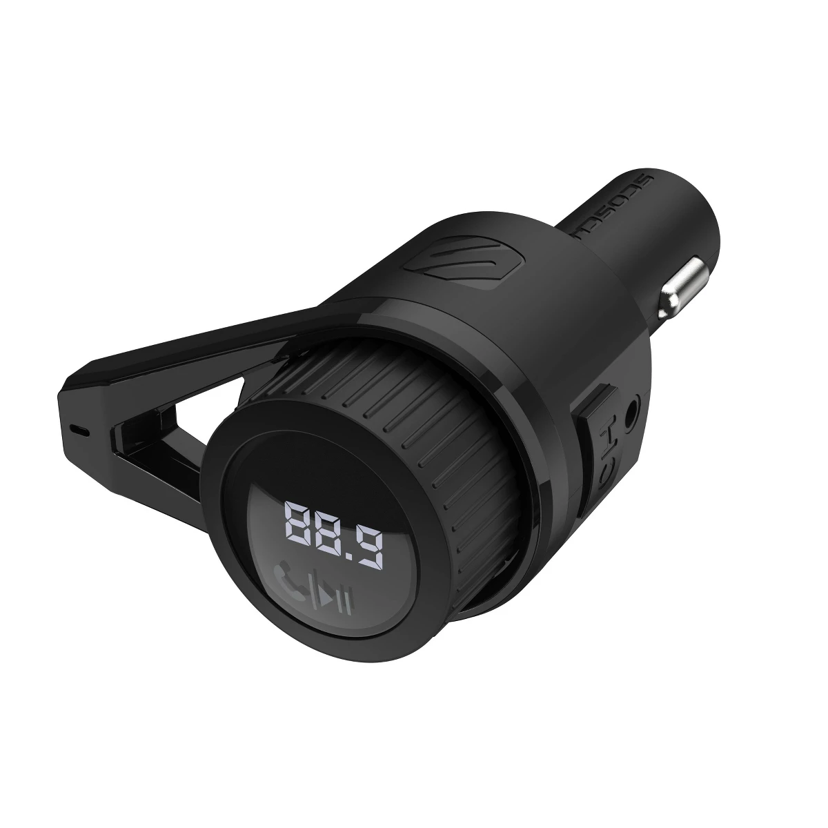 Scosche 3-in-1 Bluetooth FM Transmitter/Streaming Audio/USBC & USB-A Car Charger
