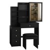 Vanity Table + Cushioned Stool - 2 of 4