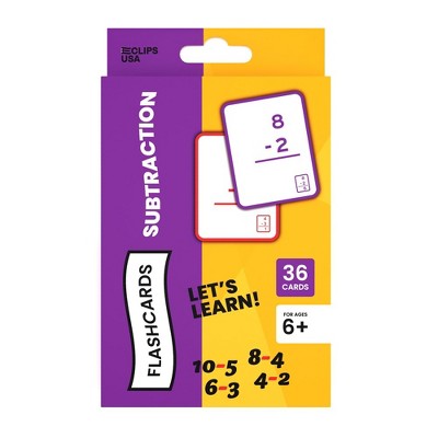 59113: Flash Cards, Subtraction, 36 Cards (48 Packs)