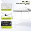 EAGLE PEAK Slant Leg Pop-up Canopy Tent Easy One Person Setup Instant Outdoor Beach Canopy Folding Portable Sports Shelter - 4 of 4