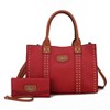 MKF Collection Davina Vegan Leather Women’s Tote Bag with wallet by Mia K - 2 of 4