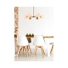 Elegant Lighting Briggs 30 inch pendant in brass with white shade - 2 of 4