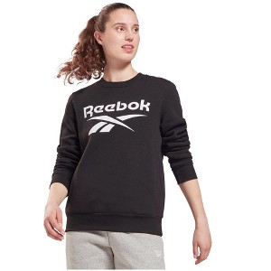 Reebok Womens Identity Big Logo Fleece Lined Sweatshirt : Target