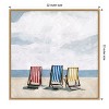 Amanti Art Beach Trip II by Emma Scarvey Canvas Wall Art Print Framed 22 x 22-in. - 3 of 4