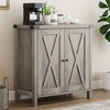 Buffet Cabinet Farmhouse Storage Cabinet with Doors and Shelves, Buffets and Sideboards Entryway Cabinet with Storage - 4 of 4