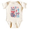 The Juniper Shop Patriotic Disco Collage Baby Short Sleeve Bodysuit - 2 of 4