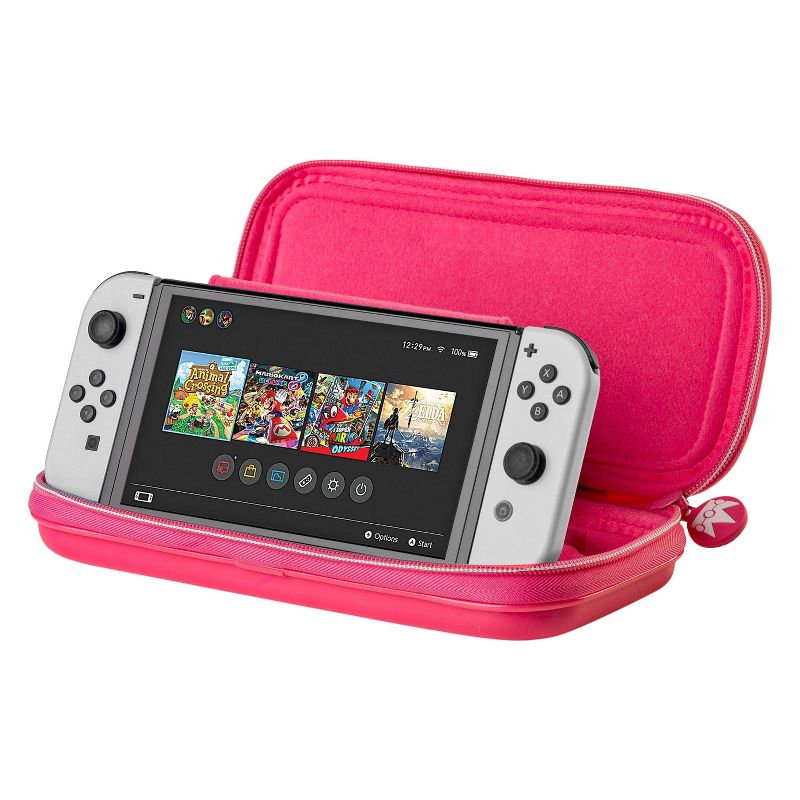 Game Traveler Deluxe Travel Case for Nintendo Switch - Princess Peach Showtime, 3 of 8
