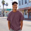 Dalix Mens Espresso Martini Midweight Garment Dye Tee - 3 of 4