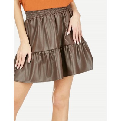 Women's Wo's Pleather Skort - Joy Joy