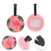 Unique Bargains Round Flamingo Luggage Tag Pink 1 Pc - 3 of 4