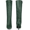 BLISSFUL STEP Women's Halloween Zipper Pointed Toe Stiletto Heel Knee High Boots - 2 of 4