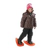 Emsco ESP Sno Dogs Kid's Poly Snowshoes Great for Beginners 24.72'' Snow Shoes - Orange - 4 of 4