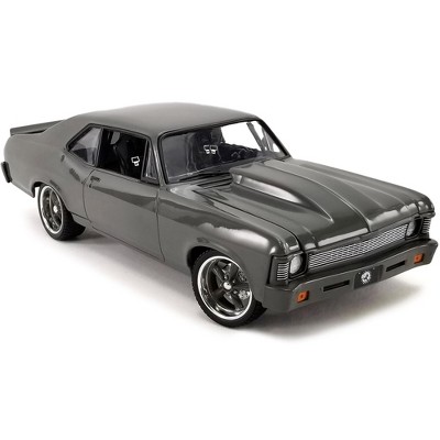 1970 Chevrolet Nova Destroyer "Street Fighter" Gray Limited Edition to 750 pieces Worldwide 1/18 Diecast Model Car by GMP