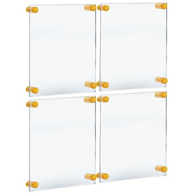 Azar Displays Floating Acrylic Wall Frame
