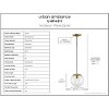 Urban Ambiance Luxury Minimalist Pendant 8.75''H x 8''W,  Brushed Bronze Finish,  Canton Collection, UHP4011 - 3 of 4