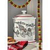 tag Farmhouse Christmas Biscuit Cookie Jar with Lid, Earthenware, 7.41"L x 7.41"W x 10.1"H, 92 oz. - image 2 of 2