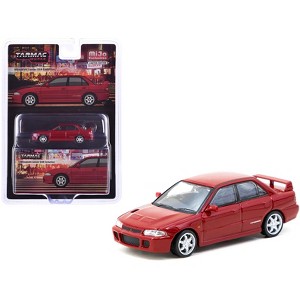 Mitsubishi Lancer GSR Evolution RHD (Right Hand Drive) Red "Global64" Series 1/64 Diecast Model Car by Tarmac Works - 1 of 4