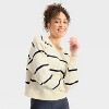 Women's French Terry Crewneck Sweatshirt - All In Motion - 3 of 4