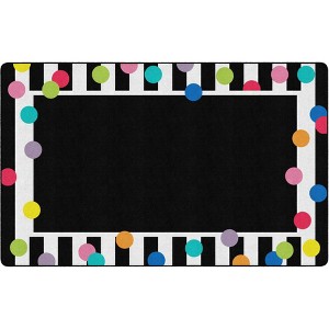 Flagship Carpets Just Teach Polka Dot Area Rug - 1 of 4