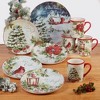 Set of 4 Silent Night Dinner Plates - Certified International - 3 of 3