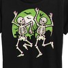 Women's - Instant Message - Dancing Skeletons Short Sleeve Graphic T-Shirt - 2 of 4