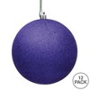 Vickerman Purple Ball Ornament - 3 of 4