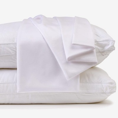 King Size Ultra-Soft White Microfiber Pillow Cases, 2 Pack