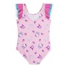Hello Kitty Rainbow Girls UPF 50+ One Piece Bathing Suit Little Kid to Big Kid - 4 of 4