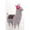 Transpac Home Decorations Plush Llama Figurine Set of 2, 11.0 inch H. - 2 of 2