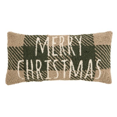 C&F Home 12" x 24" Lockley Christmas Hooked Throw Pillow