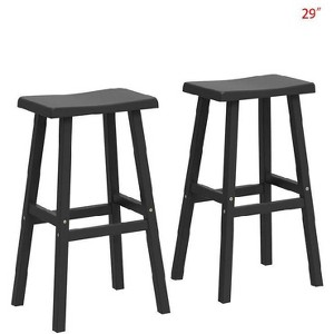 Dolonm 2-Pack Bar Stools for Counter Height 29", Recycled Resin, Anti-Slip, 300lb Capacity, Easy Assembly for Kitchen/Outdoor/Home Bar - 1 of 4