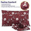 Printed Holiday 4pc Sheet Sets, Easy Care, Soft & Wrinkle-Resistant Holiday Bedding by Sweet Home Collection™ - 3 of 4