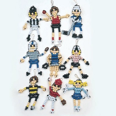 Beaded Sports Figures Craft Kit (Bag of 45)