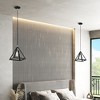 Livex Lighting Pinnacle 1 - Light Pendant in  Black/Brushed Nickel - 3 of 4