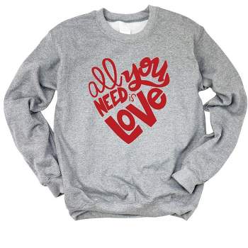 Simply Sage Market Women's Graphic Sweatshirt All You Need Is Love