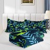 Luupatchy Green Football Comforter Bedding Set with 1 Comforter 2 Pillowcase,Twin - 3 of 4