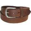 Boston Leather Men's Big & Tall Aged Bark Leather Hidden Stretch Belt - 4 of 4