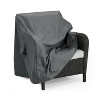 Christopher Knight Home Ellie Outdoor Water Resistant Club Chair Covers (Set of 2) - 4 of 4