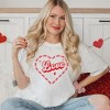 Simply Sage Market Women's Love Heart Outline Short Sleeve Graphic Tee - 2 of 3