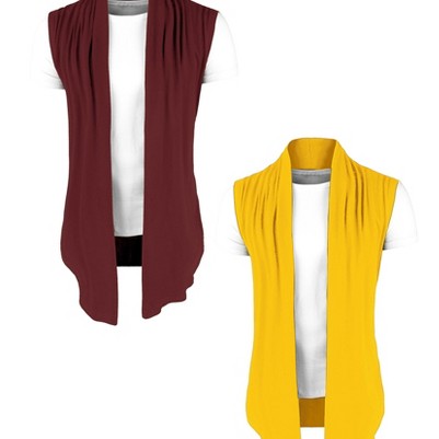 burgundy/yellow