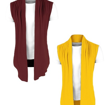 burgundy/yellow