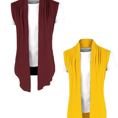 burgundy/yellow